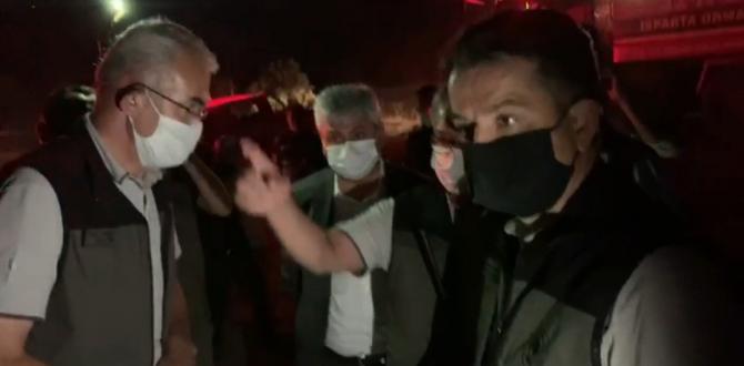 Bakan Pakdemirli, yanan alanları inceledi