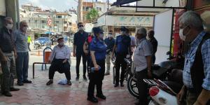 Samandağ’da kapsamlı maske denetimi