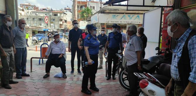 Samandağ’da kapsamlı maske denetimi