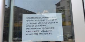 Samandağ’da PTT şubesi karantinaya alındı