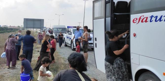 Hatay’da konargöçer dilenci operasyonu