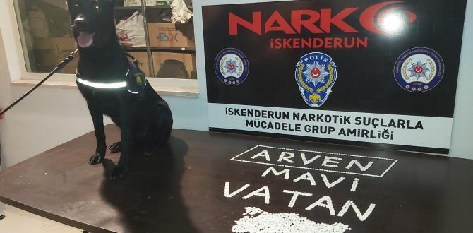 Hatay’daki uyuşturucu operasyonunda 4 kişi gözaltına alındı