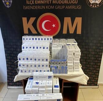 Tırdan bin 740 paket kaçak sigara çıktı