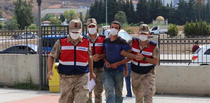 Hatay’da ormanı kundaklayan zanlı adliyeye sevk edildi