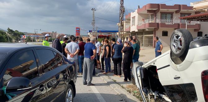 Bu kazada kimsenin burnu kanamadı