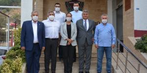 AK PARTİ HATAY MİLLETVEKİLLERİ VE BAŞKAN YILMAZ’DAN  HATAYSPOR’A MORAL ZİYARETİ