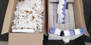 Hatay’da 15 bin 600 adet makaron ele geçirildi