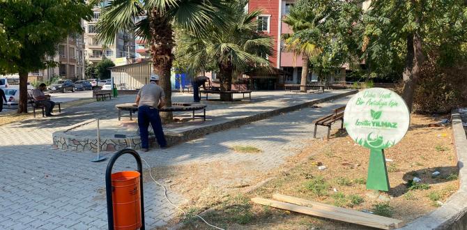PARK VE YEŞİL ALANLARDA BAKIM VE ONARIM ÇALIŞMALARI DEVAM EDİYOR
