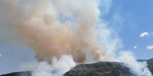 Amanoslardaki orman yangını kontrol alınmaya çalışılıyor