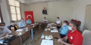 HATAY İL SAĞLIK MÜDÜRÜ HAFTANIN İLK MESAİSİNE KURUM BAŞKANLARI İLE BAŞLADI