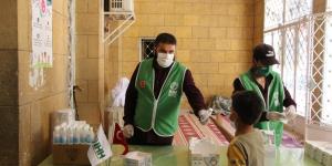 Afrin’de maske ve el dezenfektanı dağıtıldı