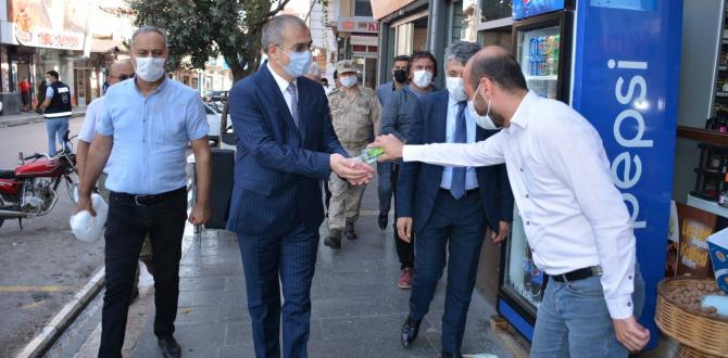 KAYMAKAM ARSLAN VE BAŞKAN YAVUZ DENETİM ÇALIŞMALARI YAPTI