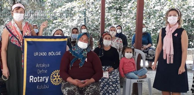 Antakya Defne Rotary Kulübü’nden Meme Kanseri ve Covid-19 eğitimi