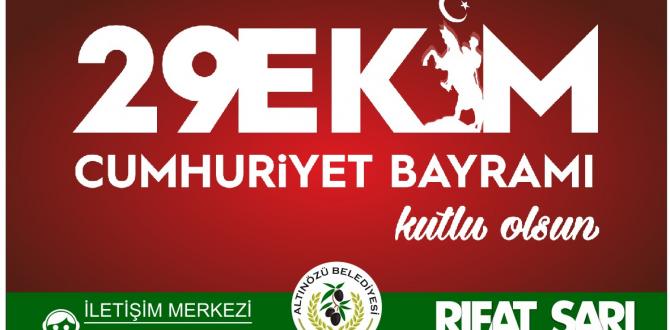 Sarı: Cumhuriyet Bayramını kutluyorum