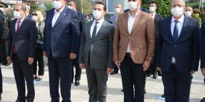 BAŞKAN YILMAZ; “ŞANLI BAYRAĞIMIZ 97 YILDIR OLDUĞU GİBİ EBEDİYETE KADAR DALGALANMAYA DEVAM EDECEK.”