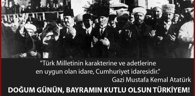 ÇERKO: DOĞUM GÜNÜN KUTLU OLSUN TÜRKİYEM