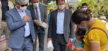 Hatay Valisi Doğan’dan Samandağ’da korona denetimi
