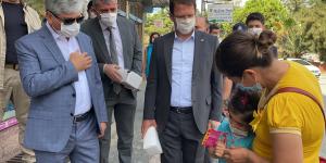 Hatay Valisi Doğan’dan Samandağ’da korona denetimi