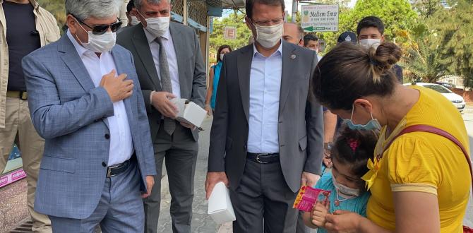 Hatay Valisi Doğan’dan Samandağ’da korona denetimi