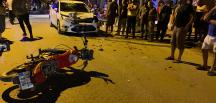 Samandağ’da otomobil ile motosiklet çarpıştı: 2 yaralı