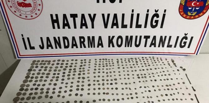 Hatay’da 516 adet tarihi eser ve obje ele ele geçirildi