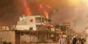 Suriye’de orman yangını devam ediyor