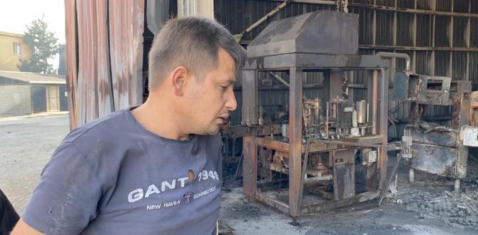 Yerleşim yerlerine de ulaşan yangın, fabrikaları büyük zarara soktu