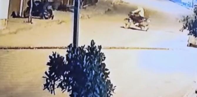 Evin önünden yapılan motosiklet hırsızlığı kameraya yansıdı