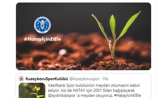 Aydın Büyükşehir Belediyespor, Hatay’a 1923 fidan bağışlayacak