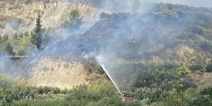 Samandağ’da bitki örtüsü yangını