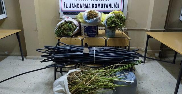 Belen’de 9 kilo 750 gram uyuşturucu esrar ele geçirildi