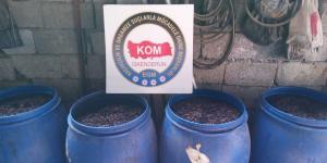 İskenderun’da 2 bin 390 litre el yapımı içki ele geçirildi