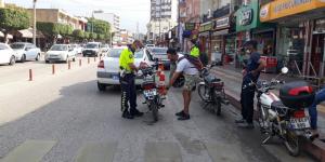 Payas’ta korona denetimi ve motosiklet uygulaması