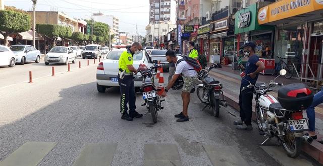 Payas’ta korona denetimi ve motosiklet uygulaması