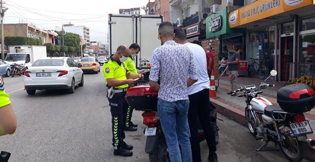 Payas’ta korona denetimi ve motosiklet uygulaması