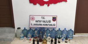 Hatay’da kaçak içki operasyonu
