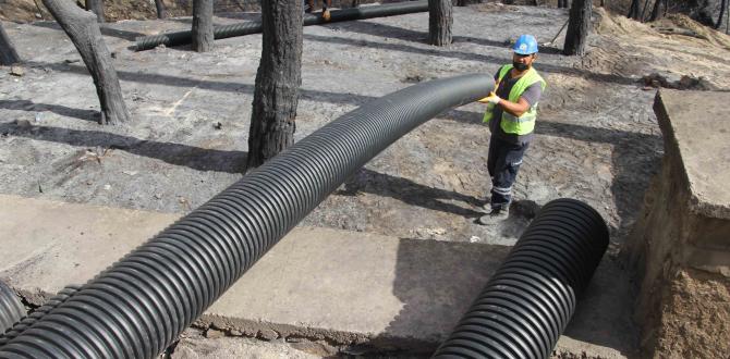 Hatay’daki yangın bölgesinde altyapı çalışmaları