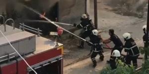 Hatay’da depo yangını