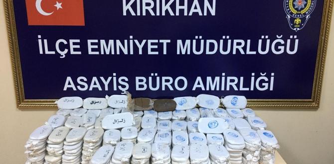 Kırıkhan’da uyuşturucu operasyonu: 3 gözaltı