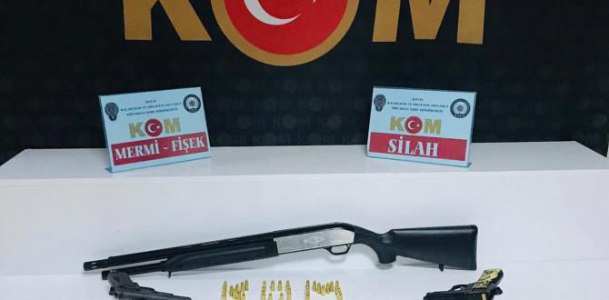 Belen’de silah operasyonu