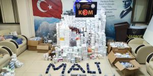 Hatay’da barkodları kesilmiş ilaç ele geçirildi