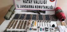 Amanoslar’da terör örgütüne ait piyade tüfeği ele geçirildi