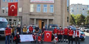 Kayseri UMKE Hatay görevine dualarla uğurlandı