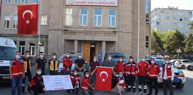 Kayseri UMKE Hatay görevine dualarla uğurlandı
