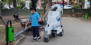 KENDİSİ KÜÇÜK TEMİZLİĞİ BÜYÜK SÜPÜRGE ARACI İLE ÇEVRE DOSTU TEMİZLİK