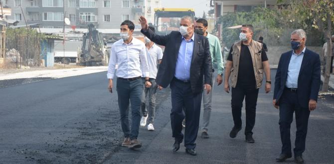 Akevler Mahallesi 20. Sokak Boydan Boya Asfaltlandı