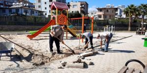 PARK VE YEŞİL ALANLARDA BAKIM VE ONARIM ÇALIŞMALARI DEVAM EDİYOR