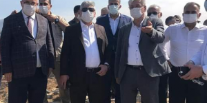 Yeloğlu, İzzettin Yılmaz ve Rahmi Doğan yangına sıfır noktasında