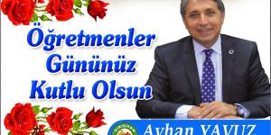 BAŞKAN YAVUZ “GELECEK; GENÇLERİN, GENÇLER İSE ÖĞRETMENLERİN ESERİDİR”