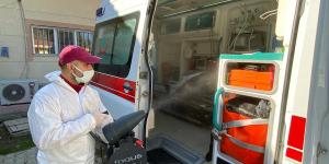 SAMANDAĞ BELEDİYESİ EKİPLERİ DEZENFEKTE ÇALIŞMALARINI İLÇE GENELİNDE SÜRDÜRÜYORLAR